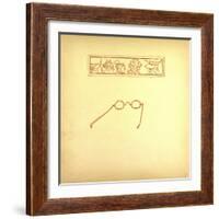 Glasses-null-Framed Giclee Print