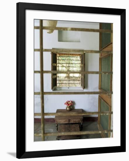 Glassless Windows Providing Traditional Cross Ventilation Techniques in Residence-John Henry Claude Wilson-Framed Photographic Print