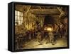 Glassmakers-Marie Francois Firmin-Girard-Framed Stretched Canvas