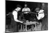 Glassmaking - Cutting-null-Mounted Photographic Print