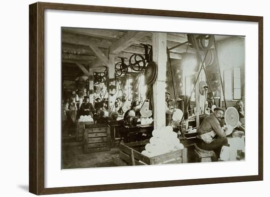 Glassworks, Baruth, C 1910-null-Framed Photographic Print