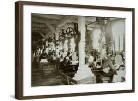 Glassworks, Baruth, C 1910-null-Framed Photographic Print