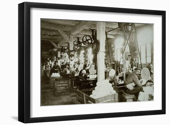 Glassworks, Baruth, C 1910-null-Framed Photographic Print