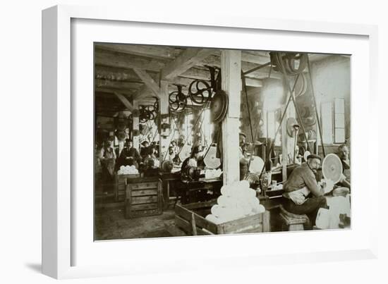 Glassworks, Baruth, C 1910-null-Framed Photographic Print