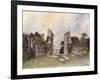 Glastonbury Abbey 1908-Warwick Goble-Framed Art Print