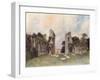 Glastonbury Abbey 1908-Warwick Goble-Framed Art Print