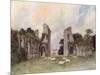 Glastonbury Abbey 1908-Warwick Goble-Mounted Art Print