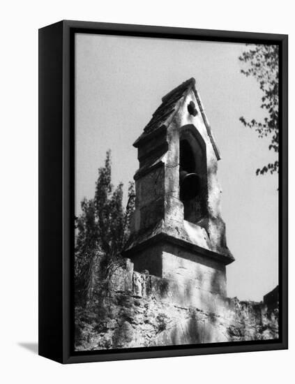 Glastonbury Abbey Bell-null-Framed Stretched Canvas