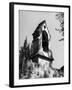 Glastonbury Abbey Bell-null-Framed Photographic Print
