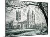 Glastonbury Abbey Drawing-Abdulmecit Efendi-Mounted Giclee Print