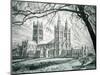 Glastonbury Abbey Drawing-Abdulmecit Efendi-Mounted Giclee Print
