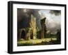 Glastonbury Abbey with the Tor Beyond-George Arnald-Framed Giclee Print