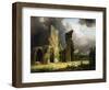 Glastonbury Abbey with the Tor Beyond-George Arnald-Framed Giclee Print