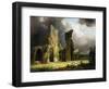 Glastonbury Abbey with the Tor Beyond-George Arnald-Framed Giclee Print