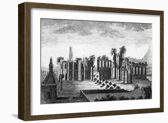 Glastonbury Abbey-null-Framed Art Print