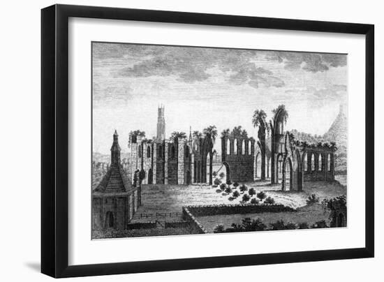 Glastonbury Abbey-null-Framed Art Print