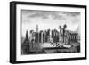 Glastonbury Abbey-null-Framed Art Print