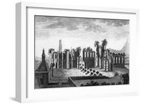 Glastonbury Abbey-null-Framed Art Print