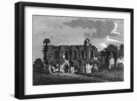 Glastonbury Abbey-null-Framed Art Print