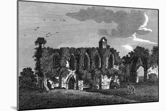 Glastonbury Abbey-null-Mounted Art Print