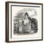 Glastonbury Abbey-null-Framed Giclee Print