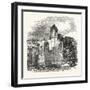 Glastonbury Abbey-null-Framed Giclee Print