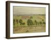 Glastonbury Plain, 1926 oil on paper-William Nicholson-Framed Giclee Print