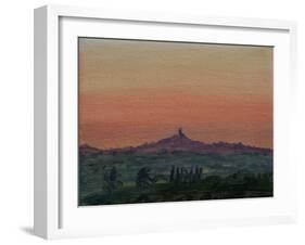 Glastonbury Tor, 2016-Antonia Myatt-Framed Giclee Print