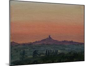 Glastonbury Tor, 2016-Antonia Myatt-Mounted Giclee Print