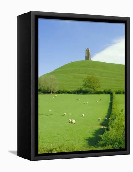 Glastonbury Tor, Glastonbury, Somerset, England, UK-Christopher Nicholson-Framed Stretched Canvas