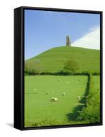 Glastonbury Tor, Glastonbury, Somerset, England, UK-Christopher Nicholson-Framed Stretched Canvas