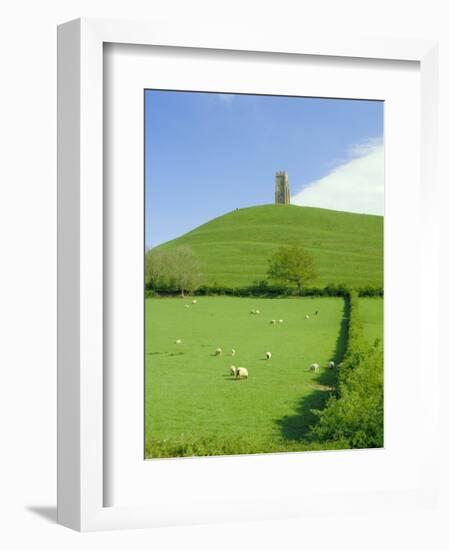 Glastonbury Tor, Glastonbury, Somerset, England, UK-Christopher Nicholson-Framed Photographic Print