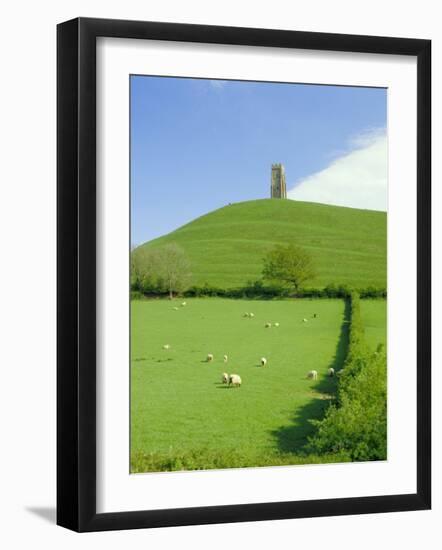 Glastonbury Tor, Glastonbury, Somerset, England, UK-Christopher Nicholson-Framed Photographic Print