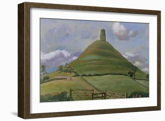 Glastonbury Tor-Osmund Caine-Framed Giclee Print