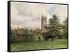 Glastonbury, Tower 1927-Walter Tyndale-Framed Stretched Canvas