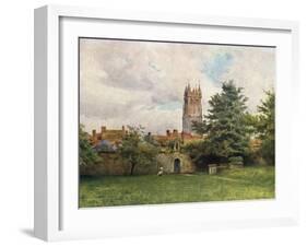Glastonbury, Tower 1927-Walter Tyndale-Framed Art Print
