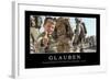 Glauben: Motivationsposter Mit Inspirierendem Zitat-null-Framed Photographic Print