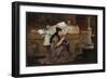 Glaucus and Nydia, 1867 (Oil on Wood Panel)-Lawrence Alma-Tadema-Framed Giclee Print