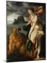 Glaucus and Scylla,lesser sea-god and former fisherman, falls in love with Scylla.-Bartholomaeus Spranger-Mounted Giclee Print