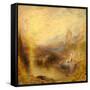 Glaucus and Scylla-J. M. W. Turner-Framed Stretched Canvas