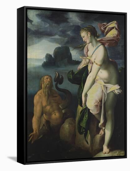 Glaucus and Scylla-Bartholomaeus Spranger-Framed Stretched Canvas