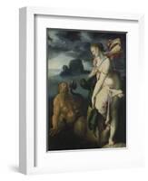 Glaucus and Scylla-Bartholomaeus Spranger-Framed Giclee Print