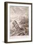 Glaucus Turned into a Sea-God, 1731 (Engraving)-Bernard Picart-Framed Giclee Print