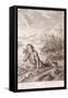 Glaucus Turned into a Sea-God, 1731 (Engraving)-Bernard Picart-Framed Stretched Canvas