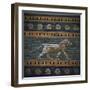 Glazed brick relief of a lion on the Ishtar Gate, 7th century BC Artist: Unknown-Unknown-Framed Giclee Print