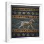 Glazed brick relief of a lion on the Ishtar Gate, 7th century BC Artist: Unknown-Unknown-Framed Giclee Print