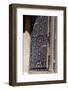 Glazed brick tiling in Shah-i-Zinda Complex, Samarkand, 14th-15th century-CM Dixon-Framed Photographic Print