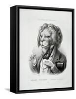 Glazier Costume-Edmond-Framed Stretched Canvas