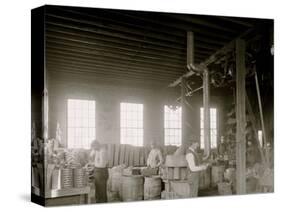 Glazier Stove Company, Grinding Room, Chelsea, Mich.-null-Stretched Canvas