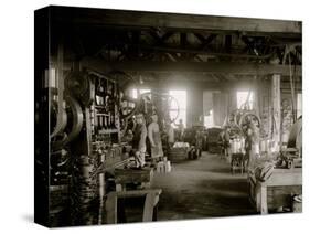 Glazier Stove Company, Machine Room, Chelsea, Mich.-null-Stretched Canvas